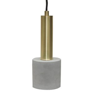 LAMPARA COLGAR BRONCE