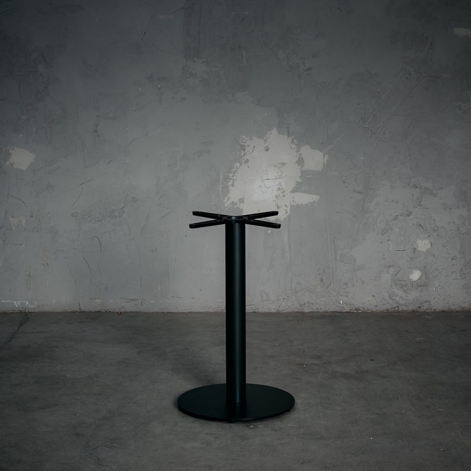 Base circular Simple negra