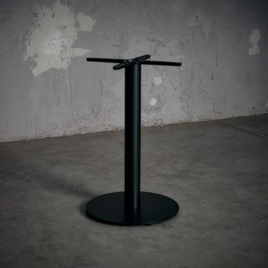 Base circular Simple negra