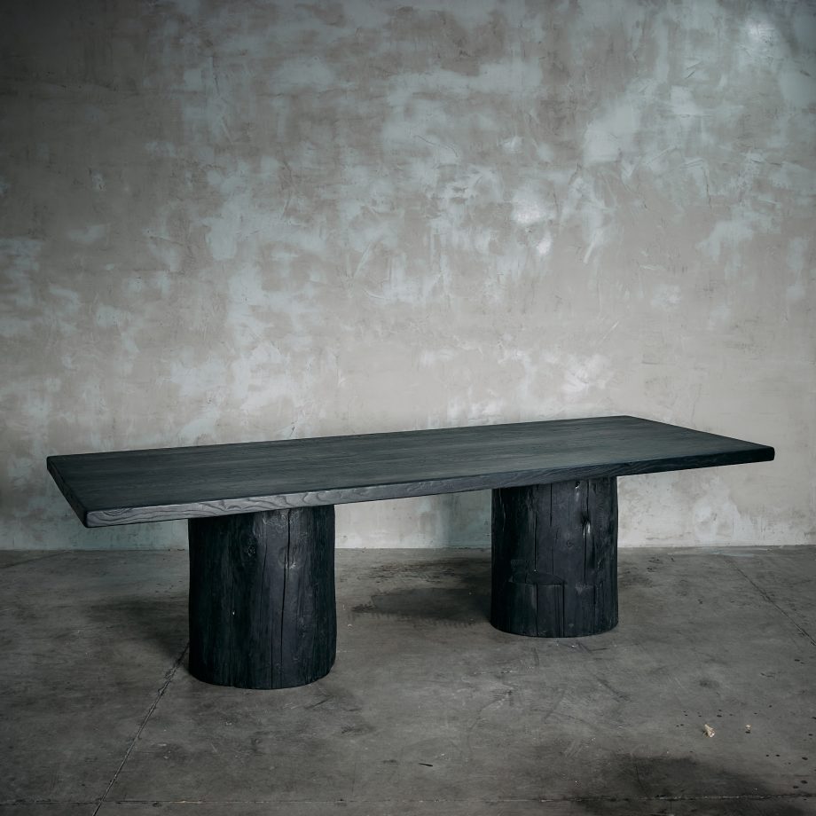 Mesa comedor  Rodillo 275 negro