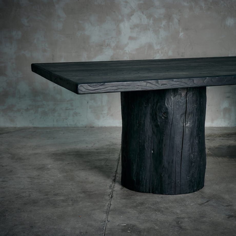 Mesa comedor  Rodillo 275 negro
