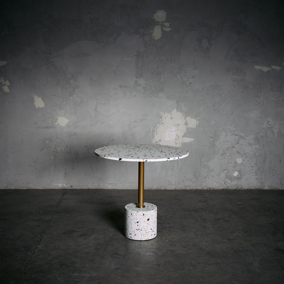 Mesa Terrazo Blanca