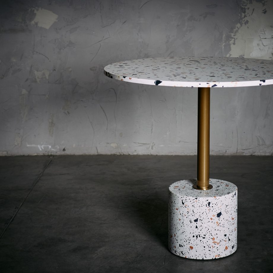 Mesa Terrazo Blanca